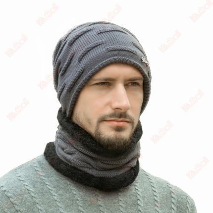 mens beanie hat rolled edge